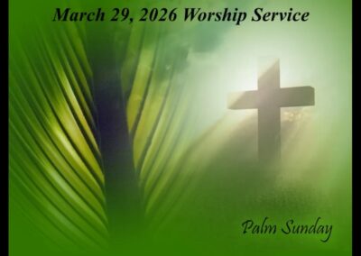 Palm Sunday Service 2026