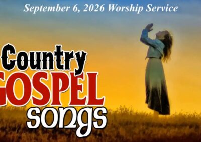 Sept. 06, 2026 – Outdoor Country Gospel Service
